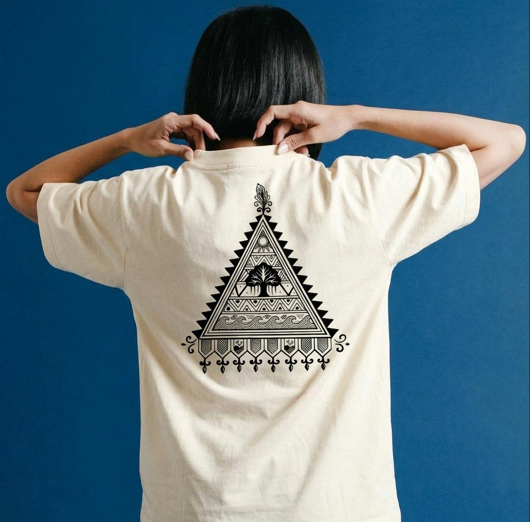 Jai Johar Oversized Classic off white  T-Shirt