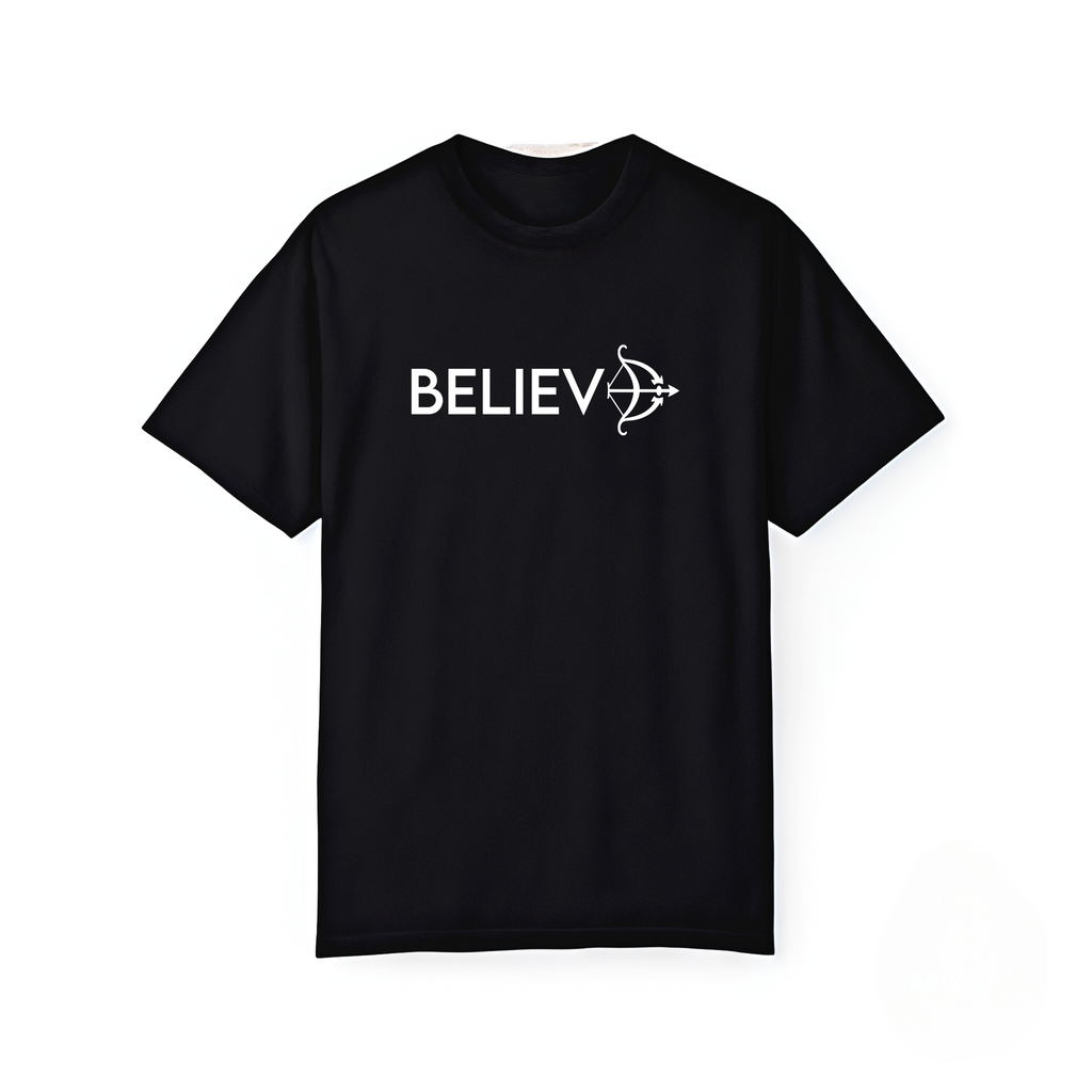 believe Oversized Classic  white T-Shirt