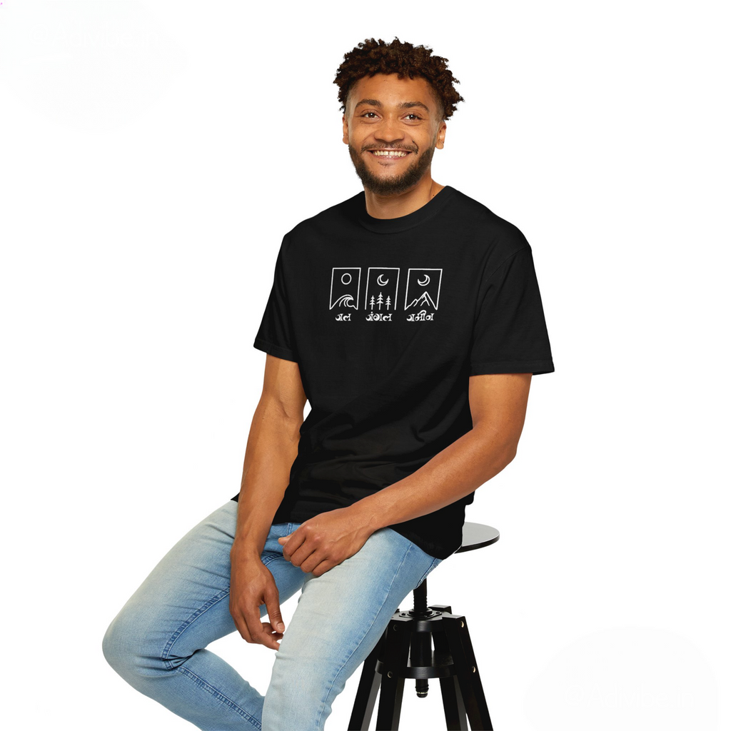 Adivibe J3 Oversized Classic black T-Shirt