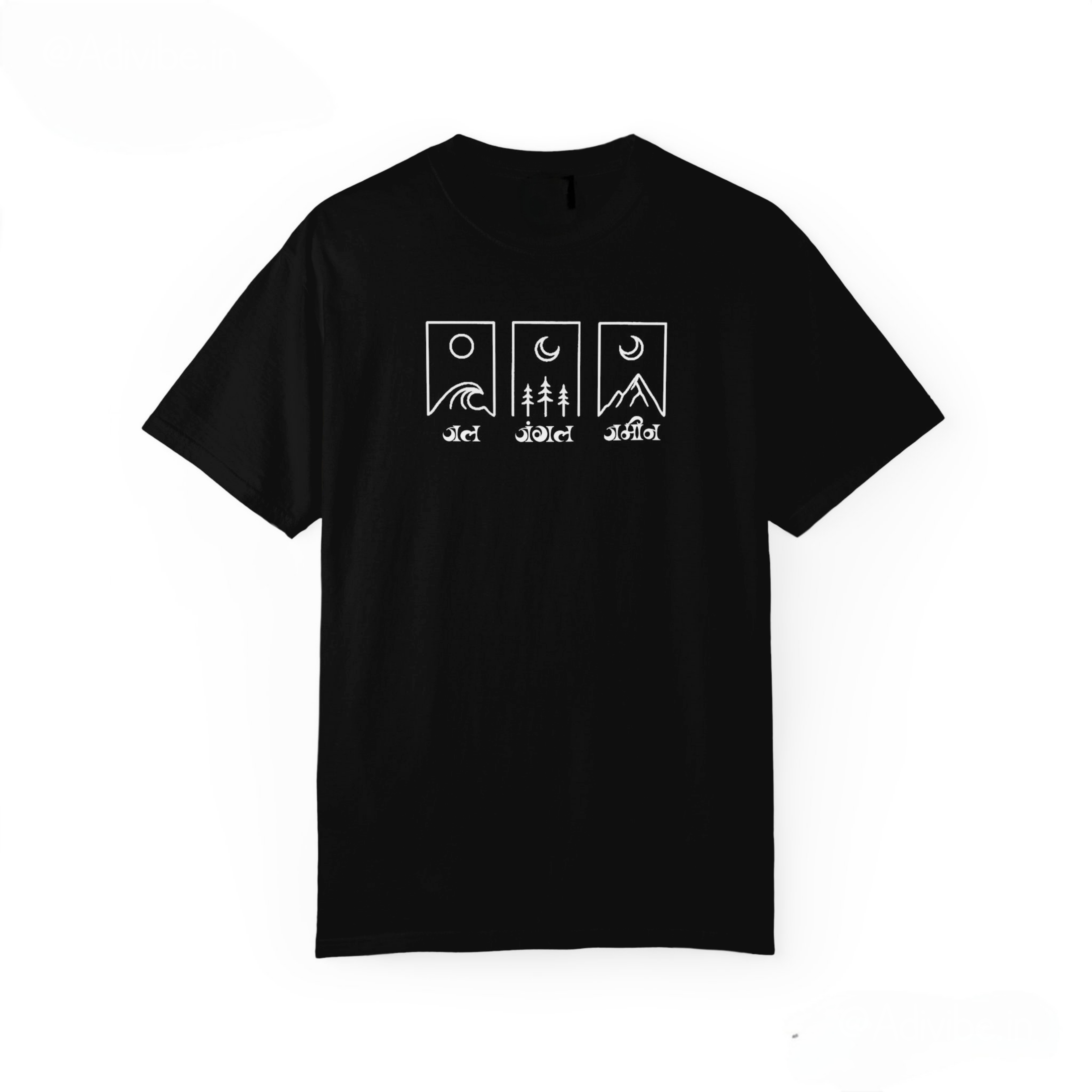 Adivibe J3 Oversized Classic black T-Shirt