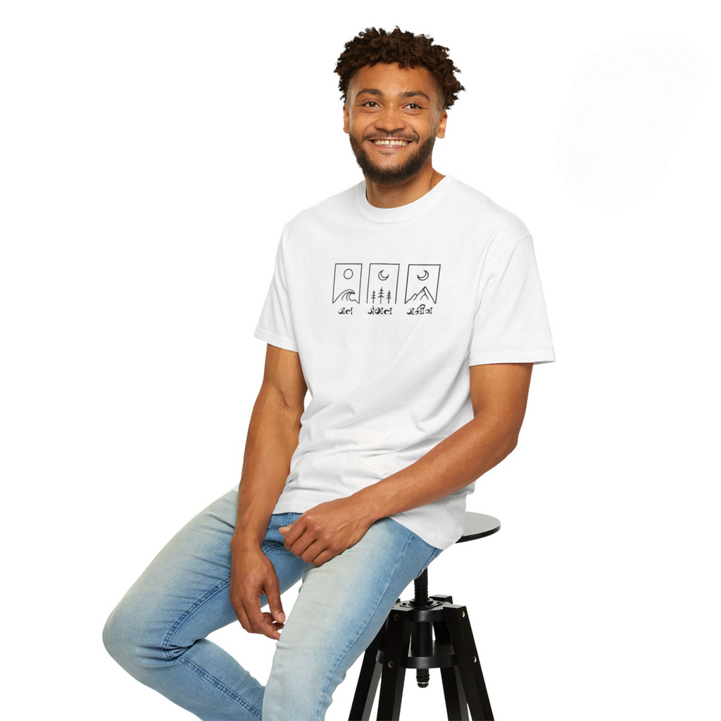 Adivibe J3 Oversized Classic white T-Shirt