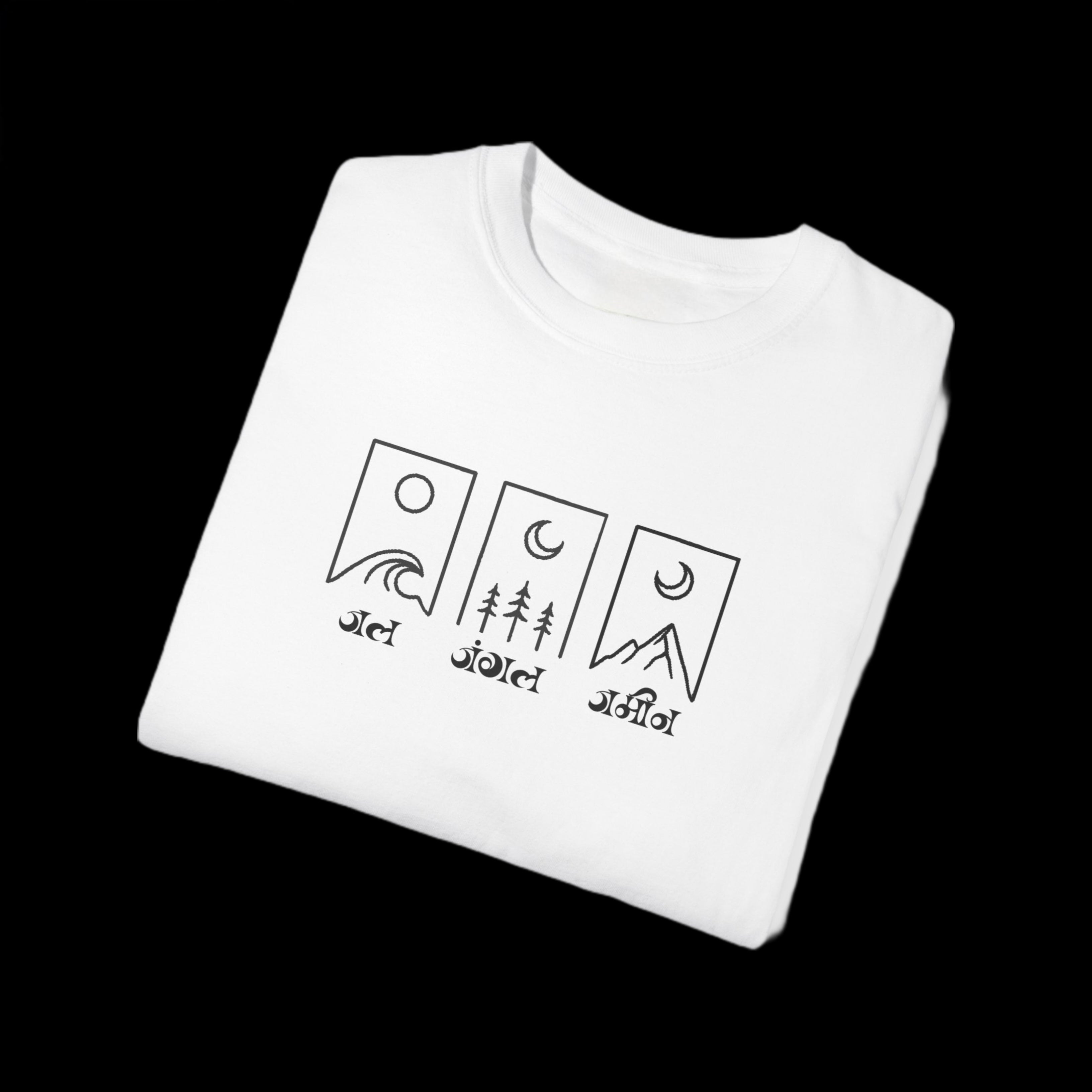 Adivibe J3 Oversized Classic white T-Shirt